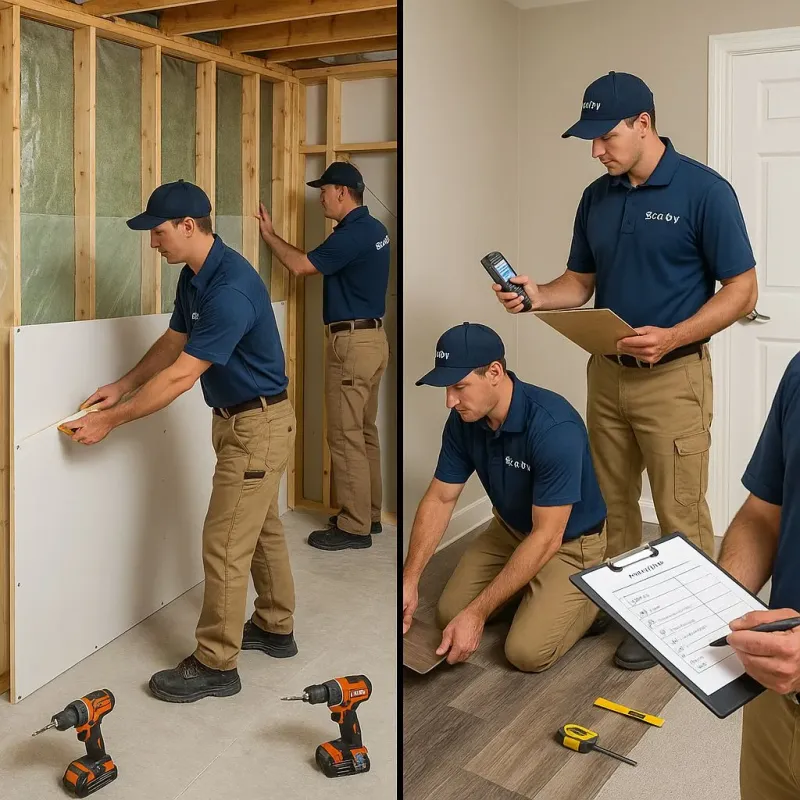 Repairs and Reconstruction process in Walpole, MA