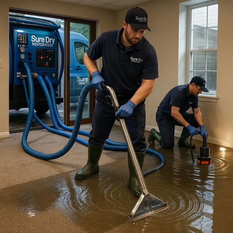 Water Extraction and Removal process in Walpole, MA